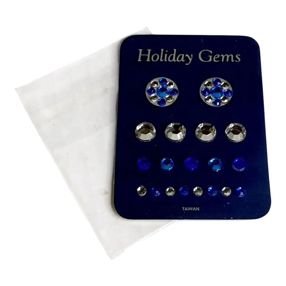 American Girl Doll Jewels Earrings Twilight Accessories Stick On Holiday Gem New